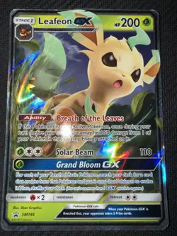 Pokemon TCG Leafeon SM Black Star Promo SM146 Promo - Image 1