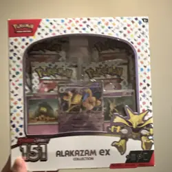 Pokemon Scarlet & Violet 151 Alakazam EX Collection Box Booster - Image 2