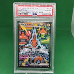 2025 POKEMON PFL EN-PHANTASMAL FLAMES SPECIAL ILLUSTRATION RARE ROTOM EX PSA 10 - Image 1