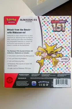 Pokemon Scarlet & Violet 151 Alakazam EX Collection Box. Msg Me Before Buying - Image 2