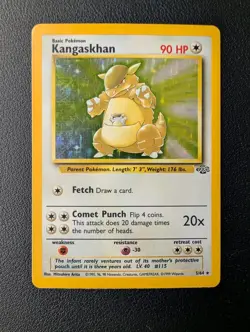 Pokemon Kangaskhan Holo Rare #5/64 1999 Unlimited Jungle - Image 1