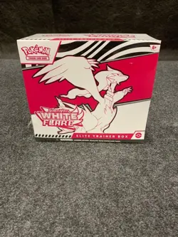 Pokemon TCG Scarlet & Violet White Flare Elite Trainer Box, Sealed Box is Worn - Image 1