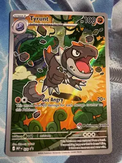 Perfect Order Tyrunt Black Star Promo 070 Pokemon Center Stamped - Image 1