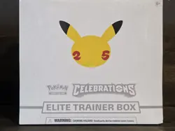 Pokemon TCG: 25th Anniversary Celebrations Elite Trainer Box (2021) 820650809439 - Image 1