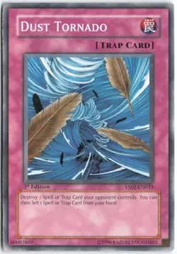 Yugioh - Dust Tornado YSDJ-EN033 1st Edition - Starter Deck: Jaden Yuki - Image 1