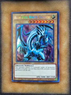 Yugioh Blue-Eyes White Dragon CT14-EN002 Secret Rare Limited Edition NM - Image 1