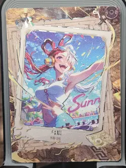 Uta One Piece Anime Goddess Story Card SR SR-36 - Image 1