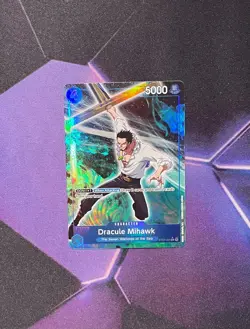 One Piece: Premium Booster PRB01 ST03-005 Dracule Mihawk (Full / Alt Art) - MINT - Image 1