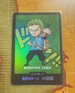 ONE PIECE TCG Kumamoto Special Don!! Roronoa Zoro - Image 1