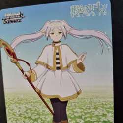 Weiss Schwarz Frieren Box Topper Promo Card JAPAN going first going second - Image 2