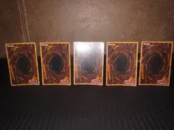 Vintage Yu-Gi-Oh Tcg Card Lot Of 5 Holo Limited Edition Cards! - Image 4