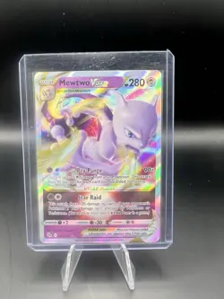 Pokemon Go Mewtwo VSTAR Holo Ultra Rare TCG Card 031/078 NM/M Condition - Image 1