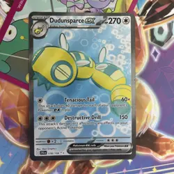Dudunsparce ex 178/159 SV09: Journey Together Ultra Rare Pokemon Card - Image 1