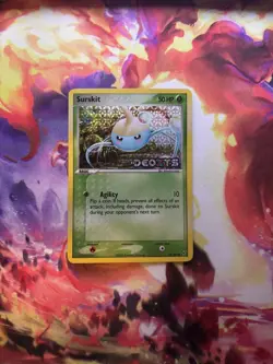 Pokemon Card - Surskit Deoxys 78/107 Reverse Holo Stamped - Image 1