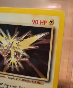 Pokemon TCG Zapdos Base SetU Holo Unlimited Rare Card 16/102 - Image 3