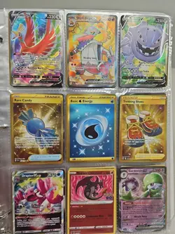 120+ Pokemon Card Lot - English + Japanese Cards in Binder Alt Art,Gold,Full Art - Image 4