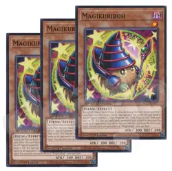 Yugioh - Magikuriboh x 3 - 1st Edition NM - Plus Free Holo Card - Image 1