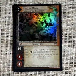 Decipher Host of Moria Minion The Lord of the Rings Rare Foil Card 9R+41 - Image 1