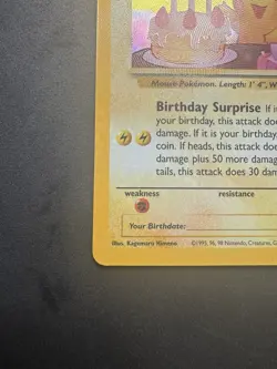 Pokemon Pikachu TCG Birthday Celebrations Classic Collection Holo Card 24/53 - Image 4