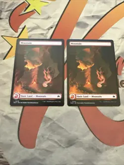 Mountain Bloomburrow 276 MTG Card NM/M Regular X2! Full Art - Image 1