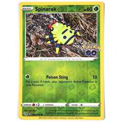 Spinarak 006/078 (Peelable Ditto) Pokemon TCG - Pokemon GO NM Reverse Holo Card - Image 2
