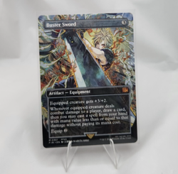 MTG Buster Sword (Borderless) Final Fantasy Regular Mythic #351 NM - Image 1