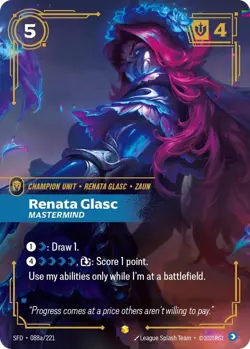 Renata Glasc - Mastermind (Alternate Art) [SFD - 088a/221] - NM [Foil] TCG Ri... - Image 1