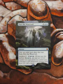 Magic the Gathering Part the Waterveil Hand Painted Unique Custom MTG Alter - Image 1