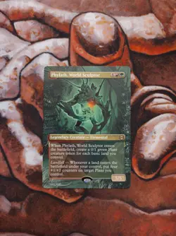 Magic the Gathering Phylath, World Sculptor Hand Painted Custom MTG Alter - Image 1