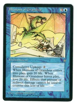 Illusions of Grandeur -- MTG (MP Quality) - Ice Age - See pics/scans! - Image 1