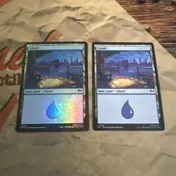 Island (0316) Teenage Mutant Ninja Turtles 1x Foil And 1x Regular! - Image 1