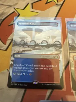 MTG Outlaws Of Thunder Junction Land Lot Of 3 Borderless Full Art! - Image 2