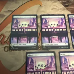 MTG TMNT Plains Lot Of 5! #0191 Full Art Land! - Image 2