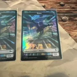 Token Ninja Mutagen Foil MTG Teenage Mutant Ninja Turtles TMT EN NM X2! - Image 2