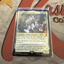 Megatron, Tyrant 012 Universes Beyond: Transformers BOT MTG Magic #012 - Image 1