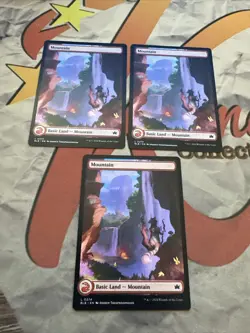 MTG Mountain Bloomburrow 0274 Regular Land X3! Full Art - Image 1