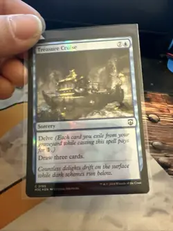 MTG Treasure Cruise (Ripple Foil) Commander: Modern Horizons 3 Foil #0195 - Image 2