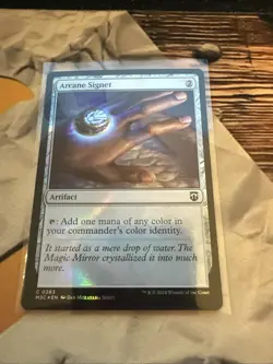 MTG Arcane Signet (Ripple Foil) Commander: Modern Horizons 3 Foil #0283 - Image 2