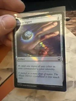 MTG Arcane Signet (Ripple Foil) Commander: Modern Horizons 3 Foil #0283 - Image 3