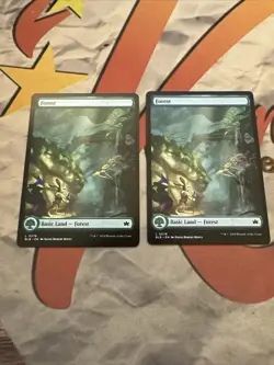 Forest 0278 *Full Art Basic Land* Magic MtG x2 Bloomburrow - Image 1