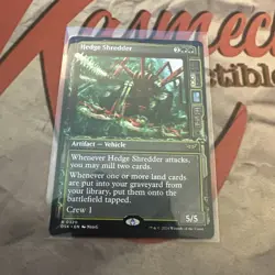 MTG Hedge Shredder (Showcase) Duskmourn: House of Horror Regular #0320 - Image 1