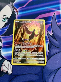 Galarian Articuno Pokemon Full Art SWSH282 Black Star Promo Card NM ❄ - Image 3