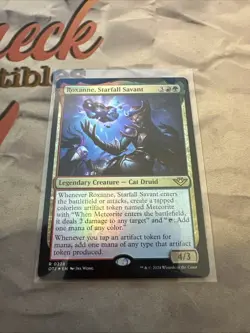 MTG Roxanne, Starfall Savant Outlaws of Thunder Junction Foil #0228 - Image 1