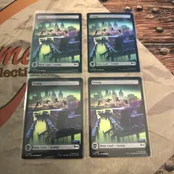 MTG Swamp Lot Of 4! 3x Regular And 1x Foil #0193 - Image 1