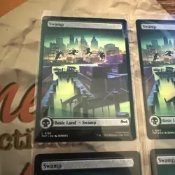 MTG Swamp Lot Of 4! 3x Regular And 1x Foil #0193 - Image 5