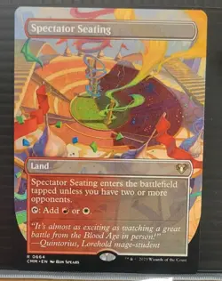 Mtg SPECTATOR SEATING BORDERLESS NM Commander Masters 664 -Argo- - Image 1