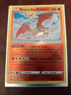 Carte Pokemon Dracaufeu Radieux 020/159 EB12.5 Zenith Supreme - Image 1