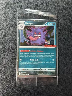 Pokemon Gengar GameStop Promo Stamped Card English 050/088 SEALED - Image 1