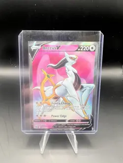 Pokemon TCG Arceus v Sword & Shield Brilliant Stars 165/172 Full Art Mint - Image 1