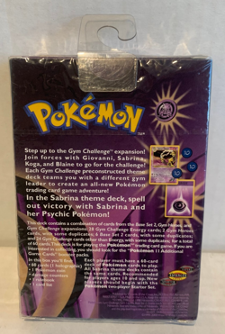 For brhu04 Sabrina Erika Giovanni Pokemon Gym Challenge ThemeDeck Factory Sealed - Image 3